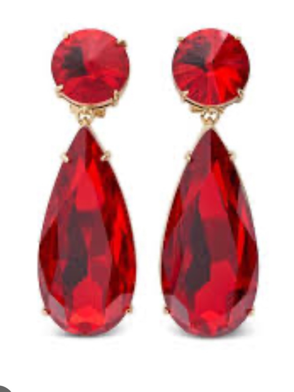 Carolina Herrera Gold-tone crystal earrings